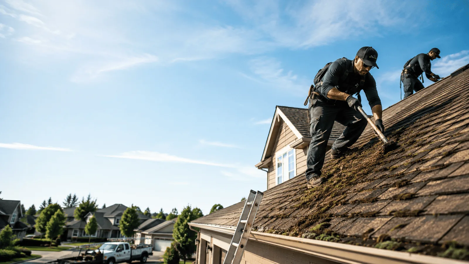 Roof Moss Removal in Huntsville, OH near me